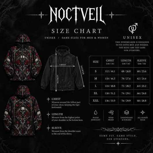 NOCTVEIL HYDROCHROMIC WINDBREAKER JACKET (PRE-ORDER)